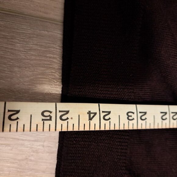 Calvin Klein Extra Fine 100% Merino Wool Sweater Men's XL Fits M V-Neck LS Red - Picture 8 of 8